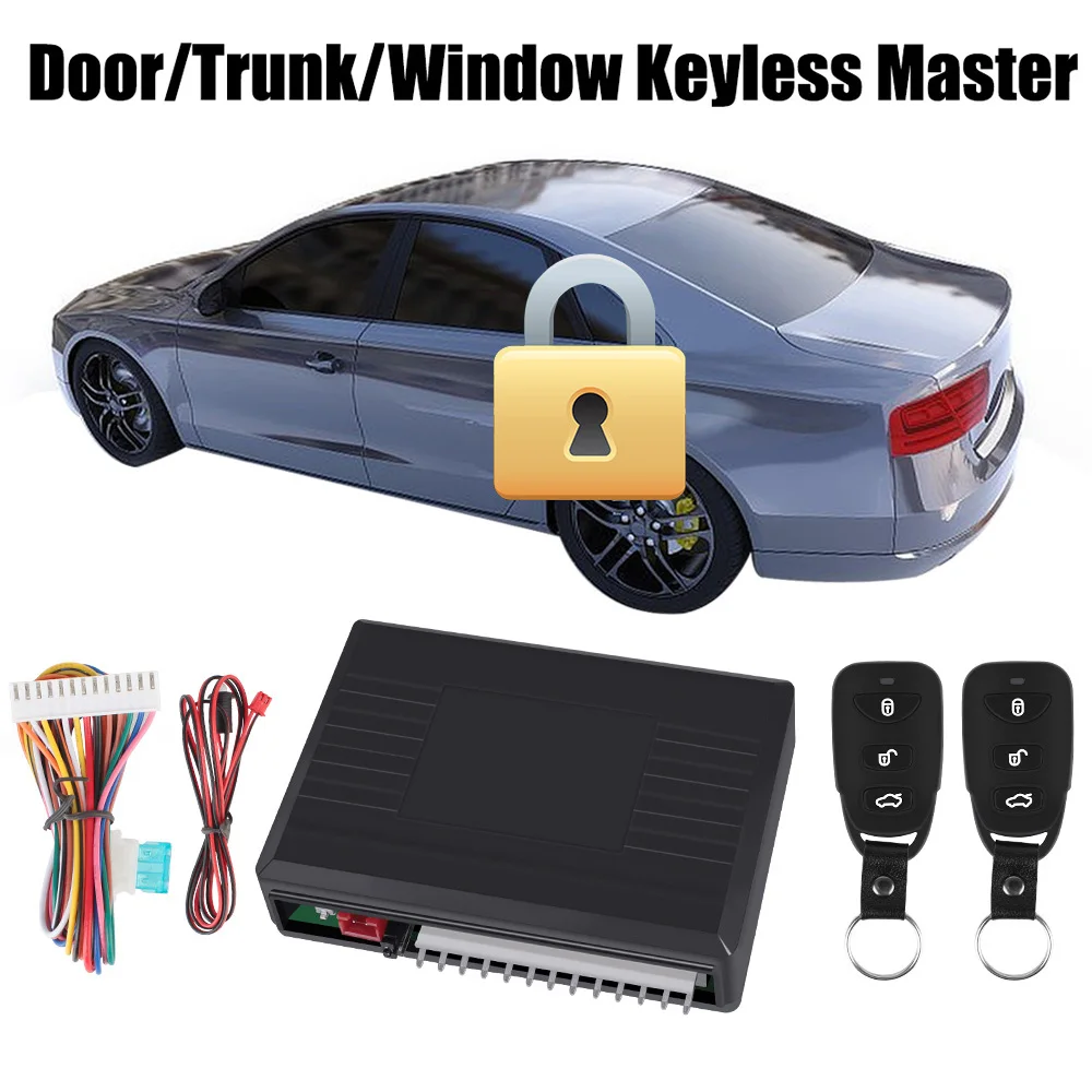 Car Remote Central Door Lock Keyless Control Kit Alarm System Remote Control thumbnail 6