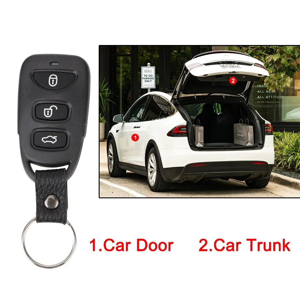 Car Remote Central Door Lock Keyless Control Kit Alarm System Remote Control thumbnail 3