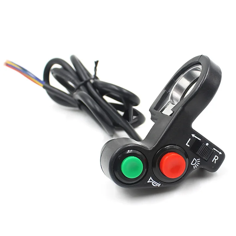 Motorcycle Scooter 7/8" Handlebar Horn Turn Signals Lights Controller Switch Motorcycle Modified Parts Handlebar Switch thumbnail 5