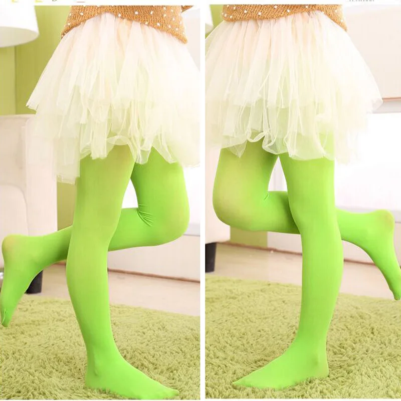 Children Girls Tights for Kids 1 to 15Y Classic Ballet Dance Pantyhose Baby Velvet Candy Color Spring Summer Student Stockings thumbnail 6