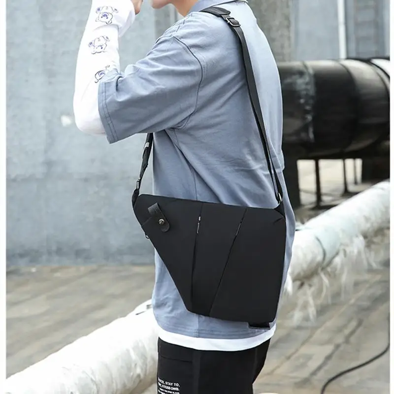 New Multifunction Chest Bags Anti Theft Single Crossobdy Bags for Men Waterproof Male Cross Body Messenger Bag Fanny Pack Sac thumbnail 5