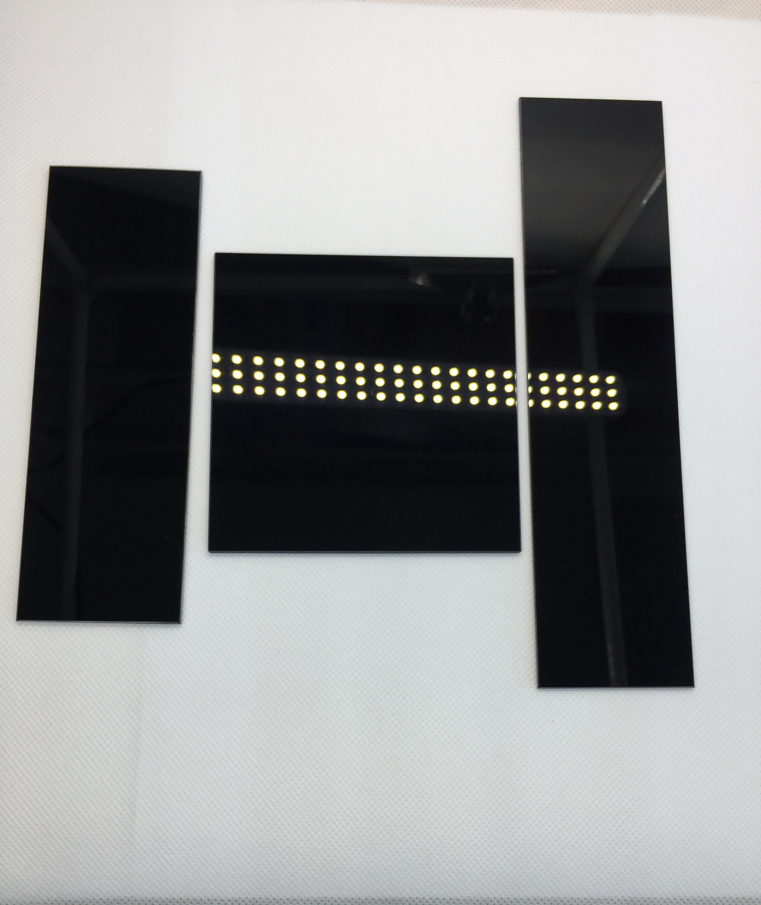 Multi-sizes ZWB3 UG5 UV Pass Filter Glass Lens For 253.7nm 254nm Transilluminators