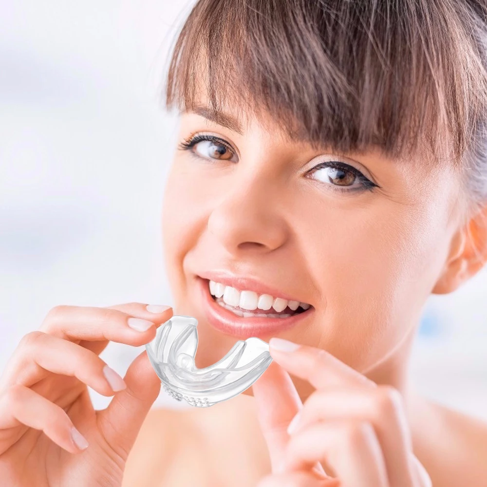 Orthodontic Braces Dental Braces Smile Teeth Alignment Trainer Instanted Silicone Teeth Retainer Mouth Guard Braces Tooth Tray thumbnail 2