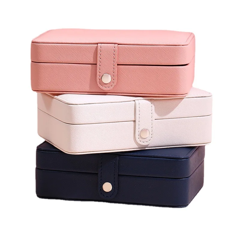 Leather Jewelry Box Organizer Jewelry Display Jewelry Boxes and Packaging Ring Box Suitable for Earrings and Rings thumbnail 5