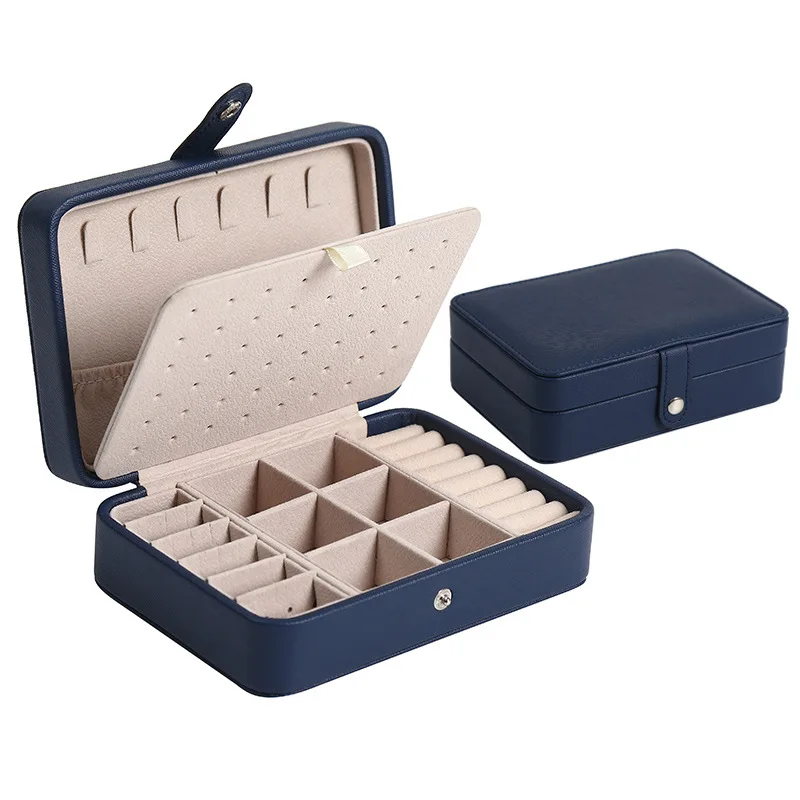 Leather Jewelry Box Organizer Jewelry Display Jewelry Boxes and Packaging Ring Box Suitable for Earrings and Rings thumbnail 6