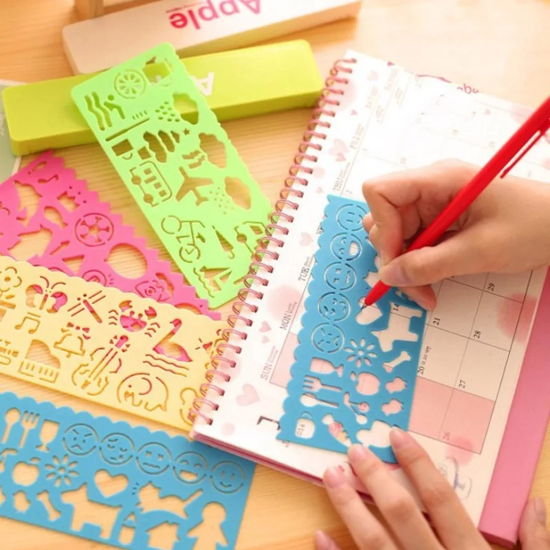 22/4/1PC Spirograph Ruler Drawing Scratch Painting Toys Interlocking Gears Wheels Painting Drawing Accessories Educational Toy thumbnail 5