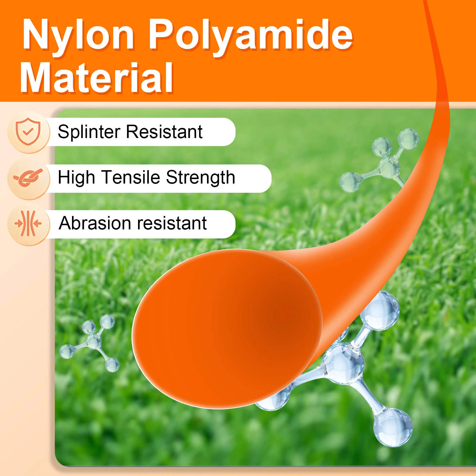 1.6mm～3mm*15M Round Nylon Trimmer Line Brush Grass Cutting Weed Rope Strimmer Tool Accessories Lawn Mower Wire thumbnail 5