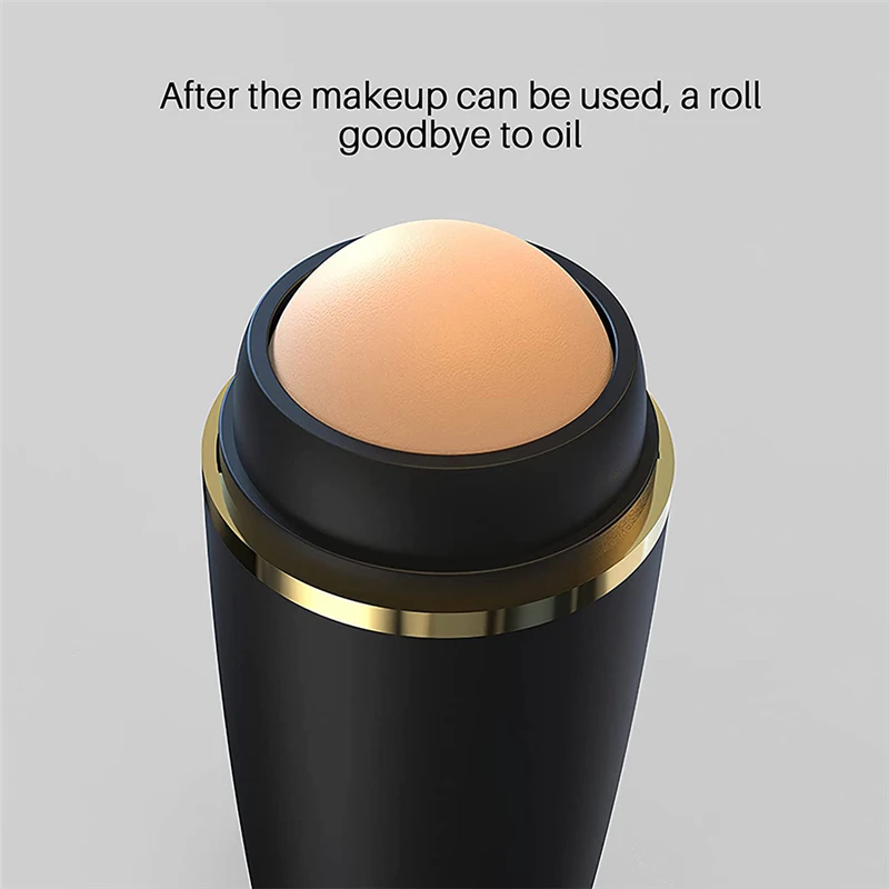 Face Oil Absorbing Roller Natural Volcanic Stone Massage Body Stick Makeup Face Skin Care Tool Facial Pores Cleaning Oil Roller thumbnail 3