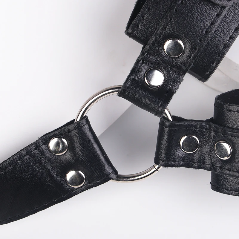 Neck to Wrist Restraints Kit Sexy Women BDSM Fetish Behind Back Handcuffs Collar Adjustable Bondage Set Couple SM Sex Game Tool thumbnail 3