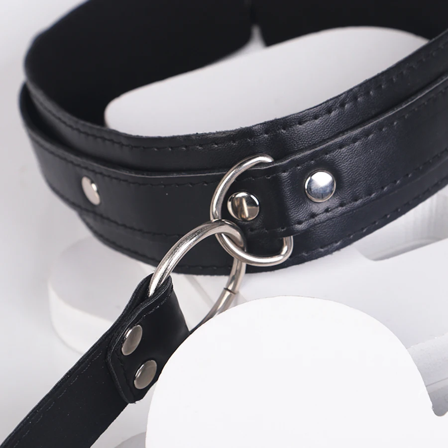 Neck to Wrist Restraints Kit Sexy Women BDSM Fetish Behind Back Handcuffs Collar Adjustable Bondage Set Couple SM Sex Game Tool thumbnail 5