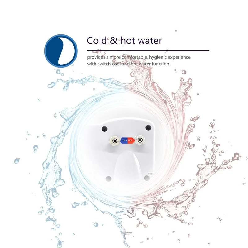 1PC ABS Bidet for Non-Electric Mechanical Bidet Toilet Seat Attachment Hot and Cold Water Spray Dual Nozzle thumbnail 4