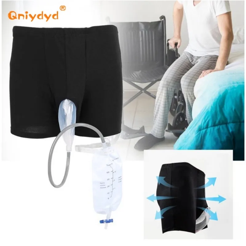 Silicone Funnel Urine Catheter Incontinence Underpants Washable Reusable Leak Proof Leg Urinary Bag Stand Walking Use thumbnail 3
