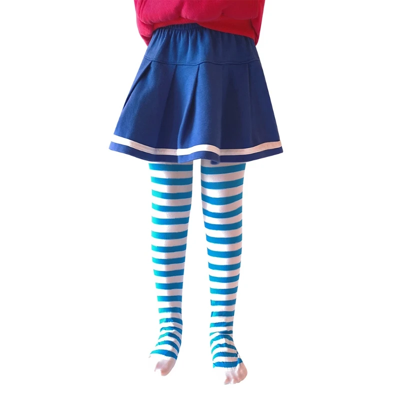 Halloween Cosplay Children Stripe Pantyhose Stockings Baby Boys Girls Christmas Tights Kids Masquerade Party Costumes A2UB thumbnail 6