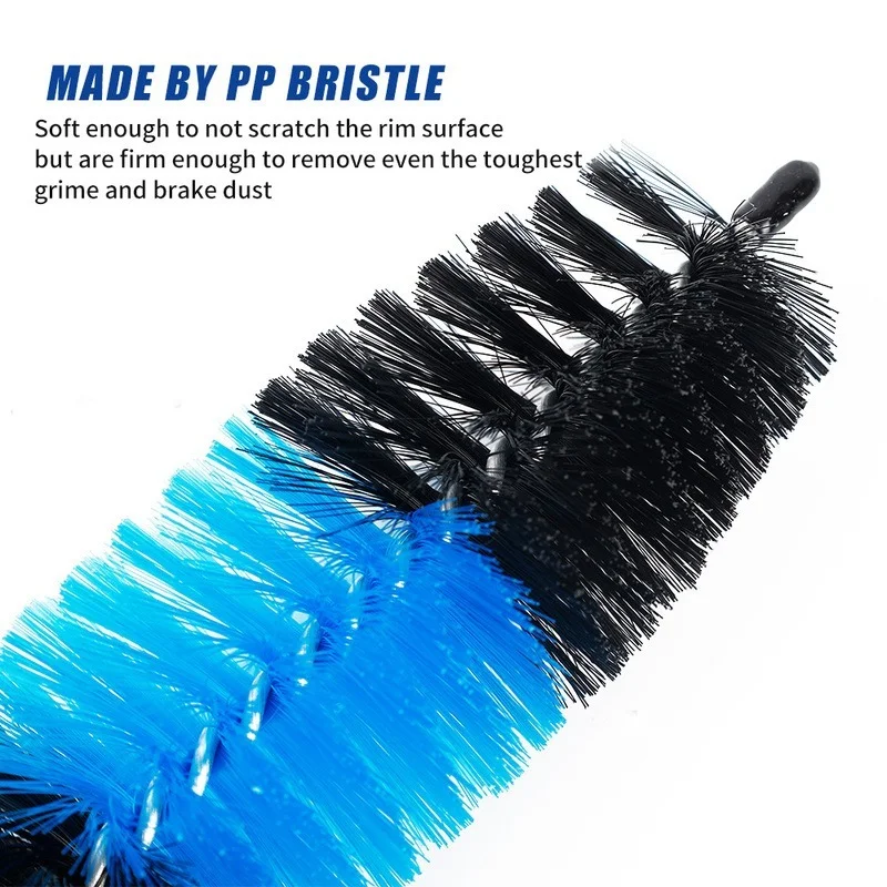 Universal Car Wheel Cleaning Brush Truck Motor Tire Rim Brush Multifunctional Microfiber Detailing Washing Brushes Tools thumbnail 3