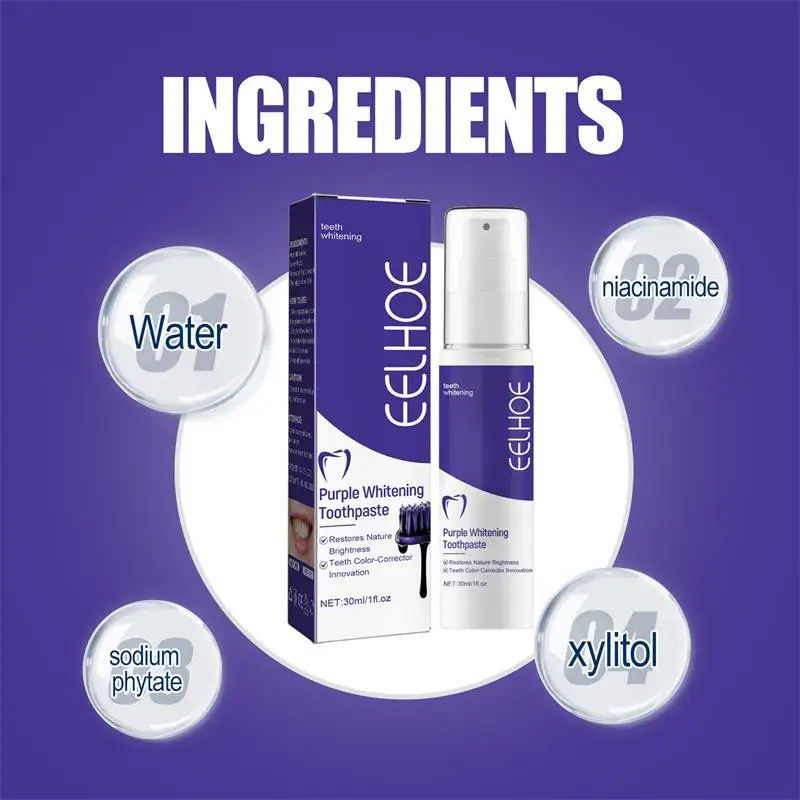 1pcs Teeth Cleansing Whitening Toothpaste Whiten Gel Whitener Bleach Removes Stains Fresh Breath Tooth Cleaning Korea Products thumbnail 6