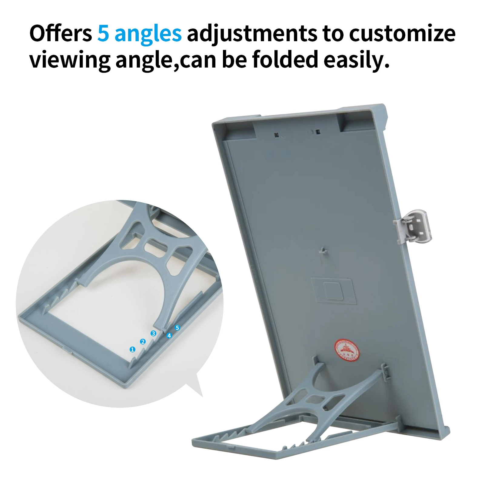 JIELISI A4 Reading Holder Desktop Document Holder With Adjustable Clip Document Reading Stand For Office/School/Home thumbnail 3