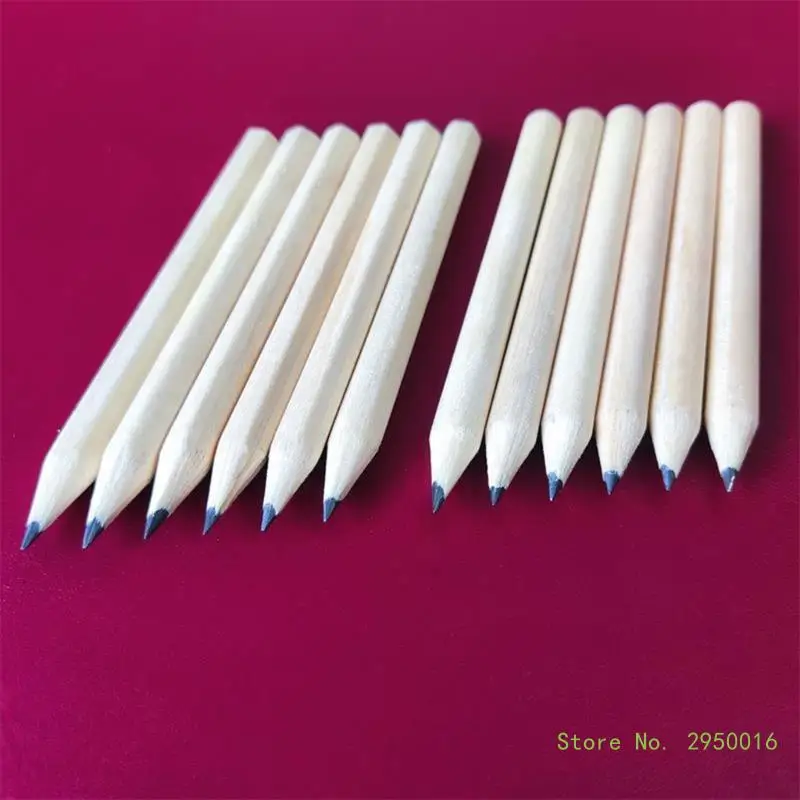 50Pcs Golf Pencils Half Pencil Pre-Sharpened Round Wood Mini Pencils for School Classroom Bridal Wedding Office Supplies thumbnail 3