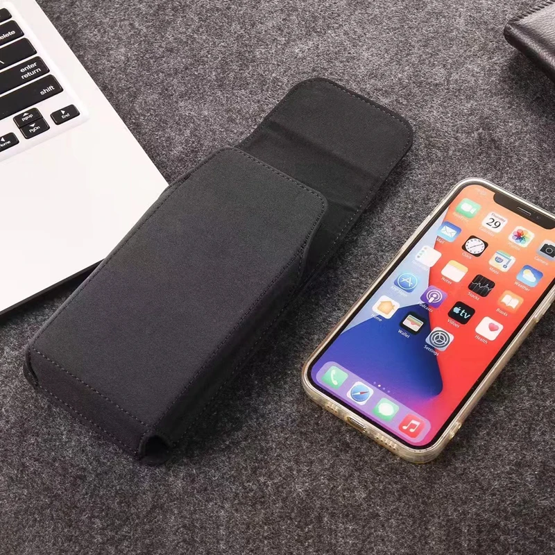 For Samsung S25 S24 S23 S22 S21Plus S24 Ultra S24 FE Smart phone Case Belt Clip Holster Nylon Cloth Bag Flip Cover Phone Pouch thumbnail 6