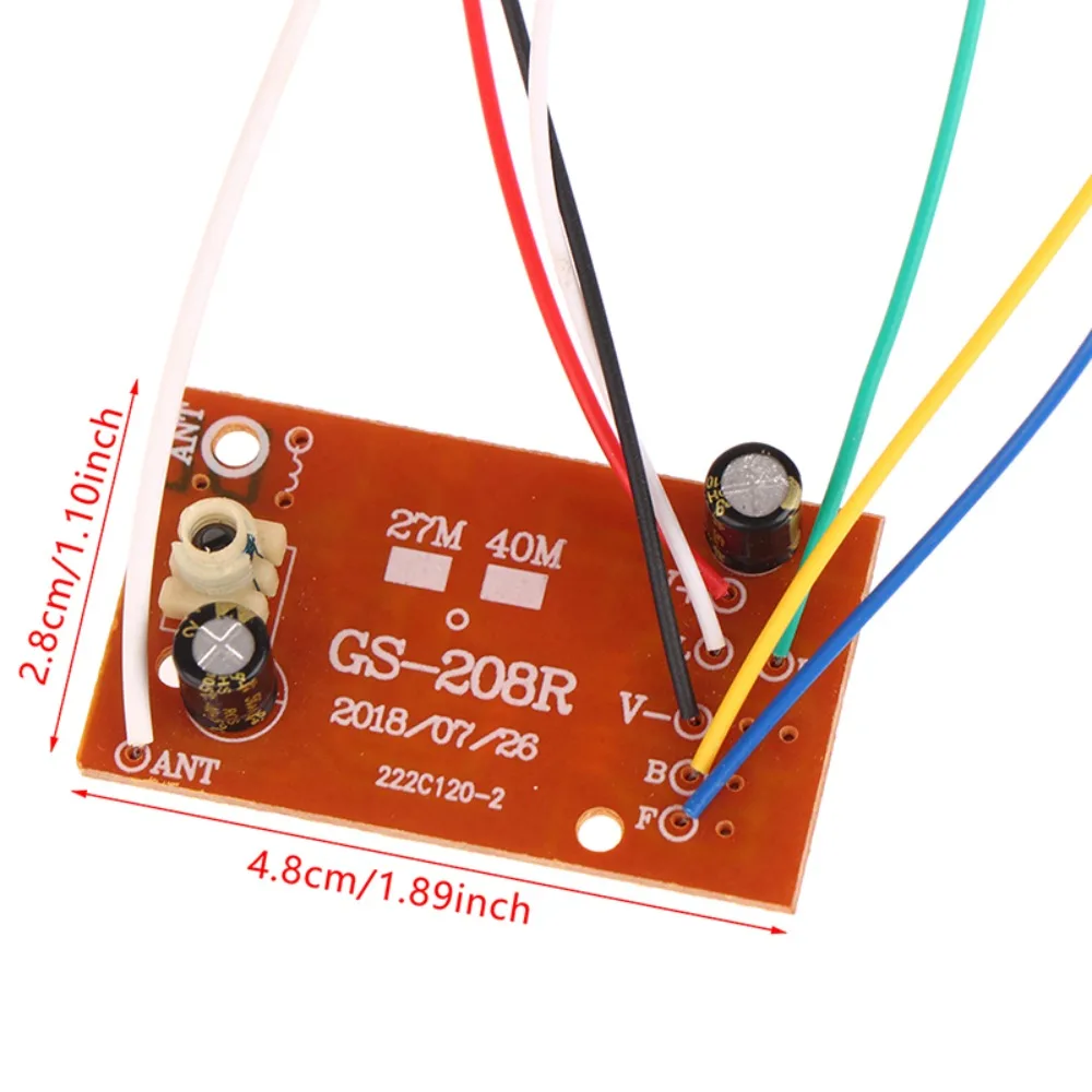 40MHz RC Remote Control With Antenna Set Transmitter Board Remote Car  For Car Truck Toy thumbnail 5