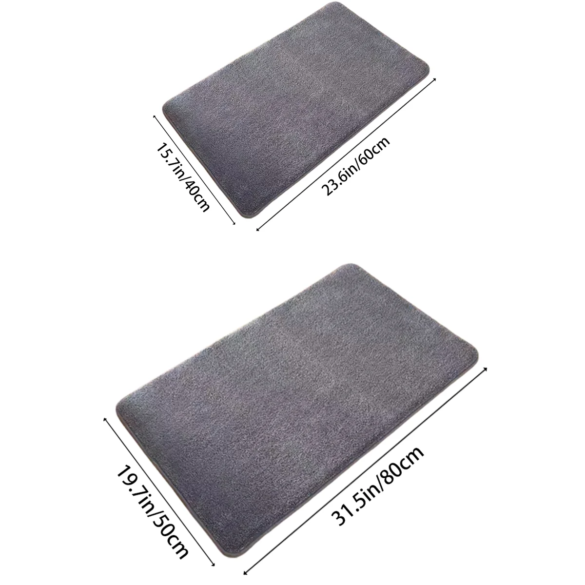 Super absorbent floor mat, super absorbent bath mat, super anti slip coral velvet bathroom floor mat, door mat thumbnail 6