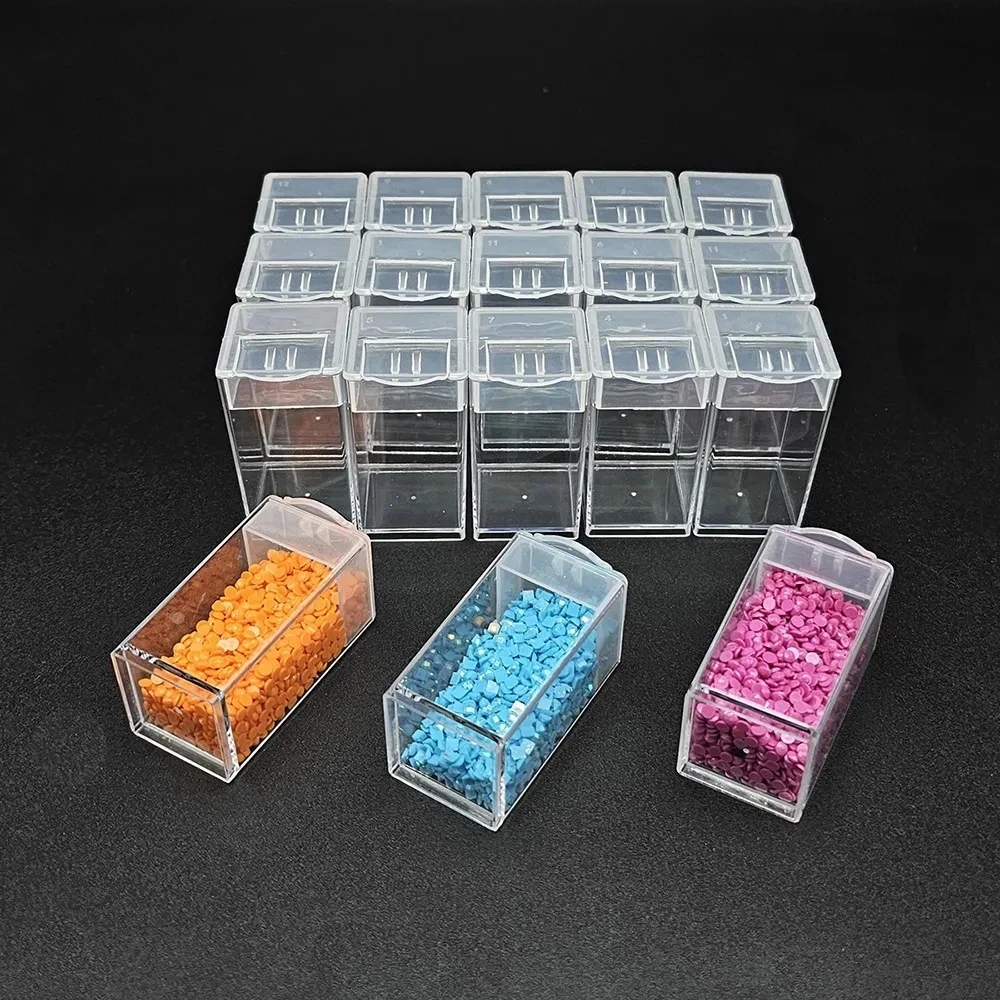 Storage Box Diamond Painting Tools Accessories 5D DIY Container Diamond Embroidery Accessories Drill Box Mosaic Container Case thumbnail 2
