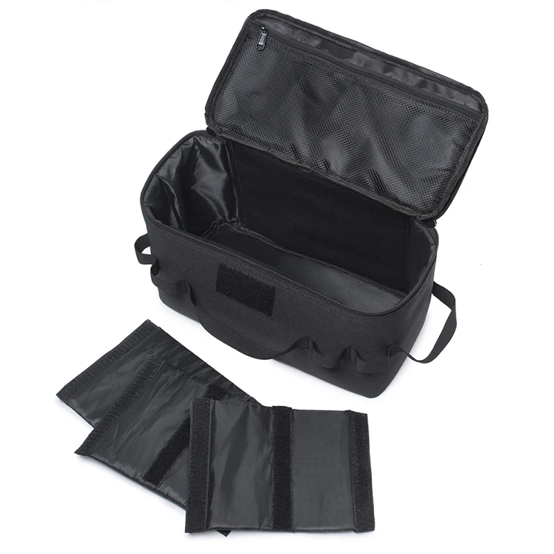 Outdoor Camping Gas Tank Storage Bag Large Capacity Ground Nail Tool Bag Gas Canister Picnic Cookware Utensils Kit Bag thumbnail 6