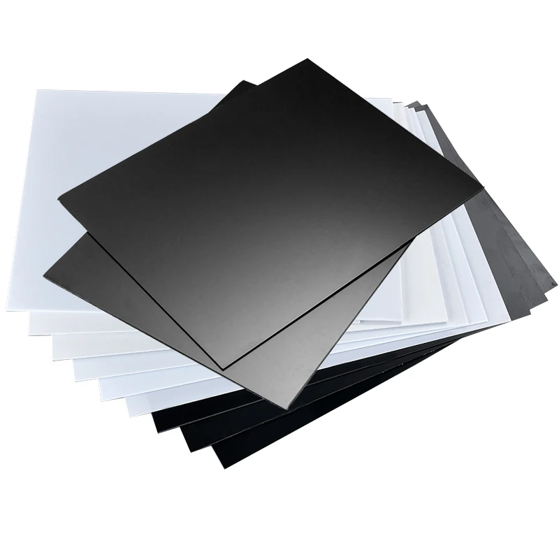 1pcs white/black abs plastic plate model sheet DIY model material material parts thickness 0.5mm/1mm/1mm/1.5mm/2mm/3mm thumbnail 4