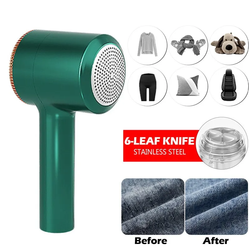 Lint Remover For Clothes Usb Electric Rechargeable Hair Ball Trimmer Fuzz Clothes Sweater Shaver Reels Removal Device thumbnail 3