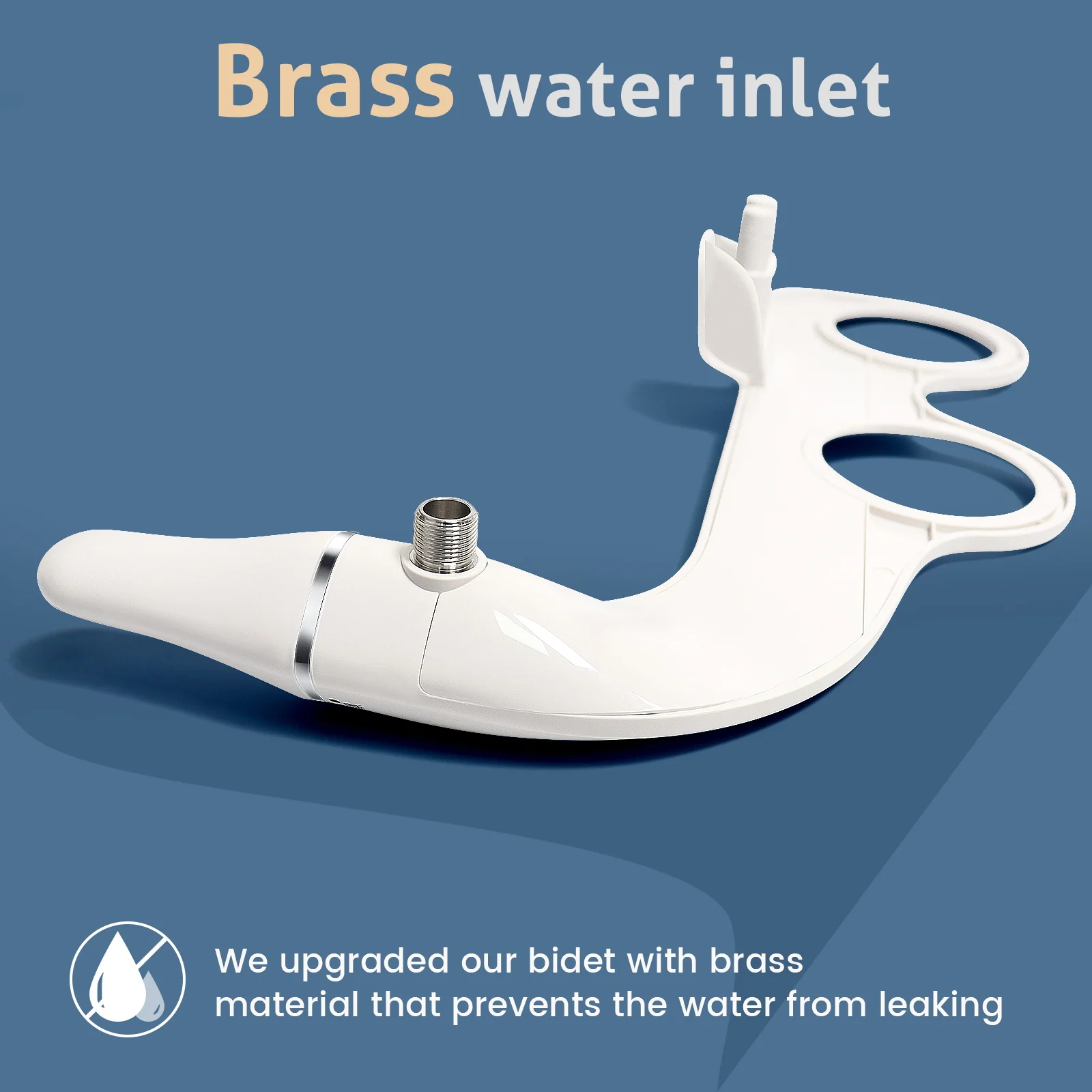 SAMODRA Ultra Slim Bidet Attachment for Toilet Seat - Dual Nozzle, Adjustable Water Pressure, Non-Electric Ass Sprayer thumbnail 5