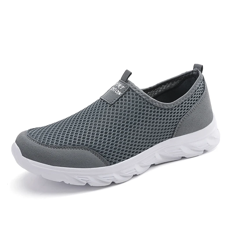 2023 Lightweight Men Casual Shoes Breathable Slip on Male Casual Sneakers Anti-slip Men's Flats Outdoor Walking Shoes Size 39-47 thumbnail 6