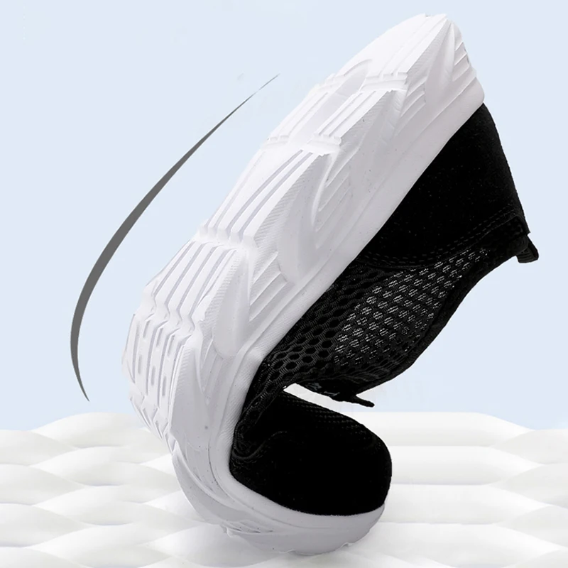 2023 Lightweight Men Casual Shoes Breathable Slip on Male Casual Sneakers Anti-slip Men's Flats Outdoor Walking Shoes Size 39-47 thumbnail 4