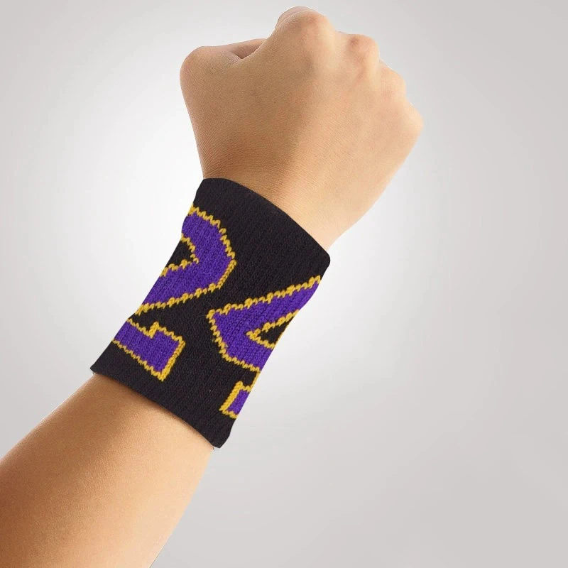 1Pcs Basketball Fitness Wristband Sport Sweatband Adults Kids Wrist Support Brace Wraps Guards Volleyball Sportsr Gear thumbnail 4
