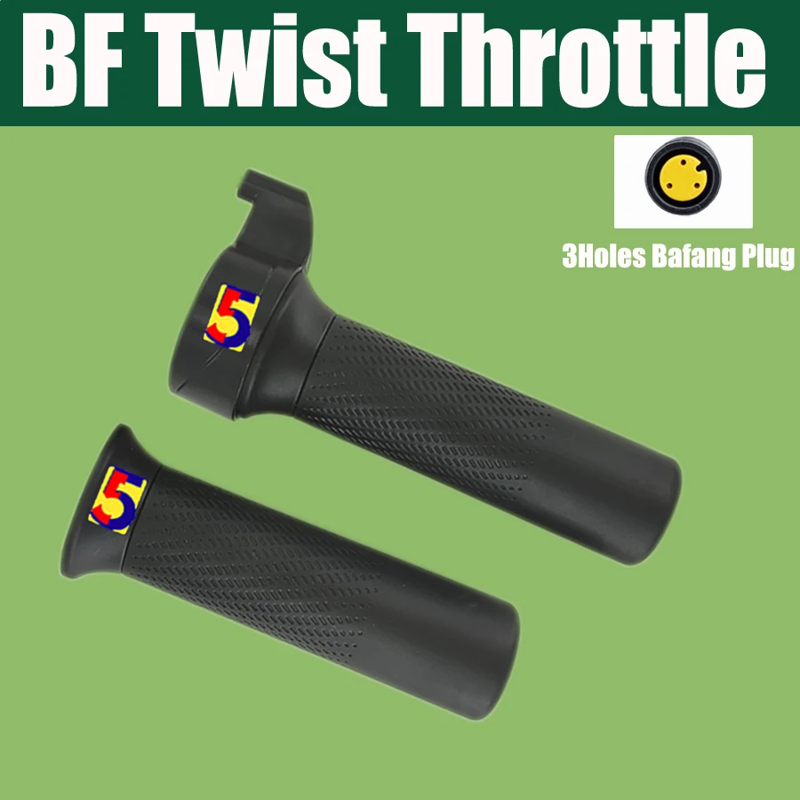Ebike Twist Throttle 24V/36V/48V/60V/72V/84V Bafang Thottle Bafang Motor Throttle+Julet/SM/2.8 Plug thumbnail 6