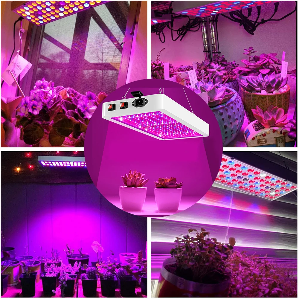 81-312LED Grow Plant Lights 25W-80W Full Spectrum Greenhouse Growing Lamp for Indoor Plants Veg Hydroponic Phytolamp US/EU/UK thumbnail 6