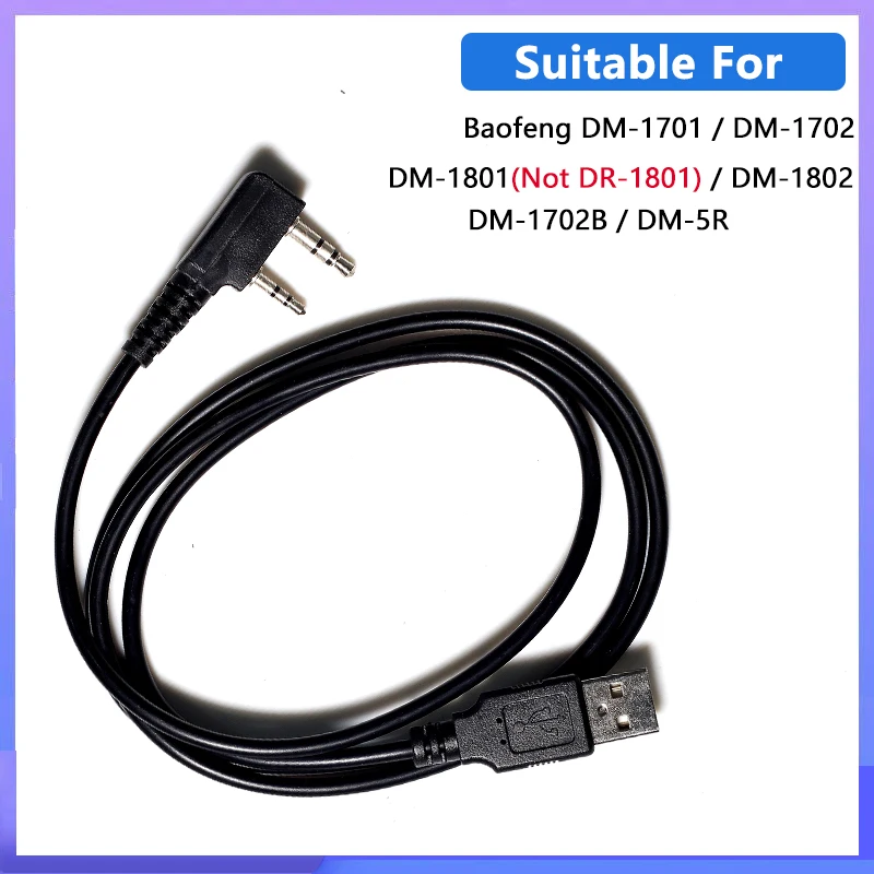 USB Programming Cable Baofeng DM-1701 Open GD77 For BF DMR Walkie Talkie DM-5R DM-1801 DM-1702 DM-1706 Two Way Radio Accessories thumbnail 2