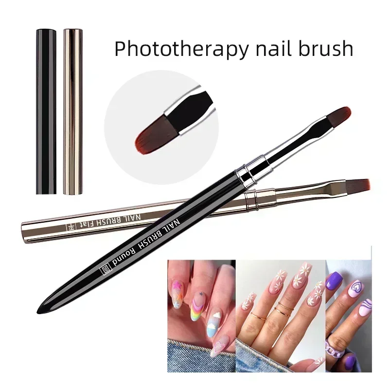 Nail Glue Phototherapy Pen UV Gel Brush Pen Acrylic Nail Art Painting Drawing Brush Manicure Professionnel Brushes Tool thumbnail 5