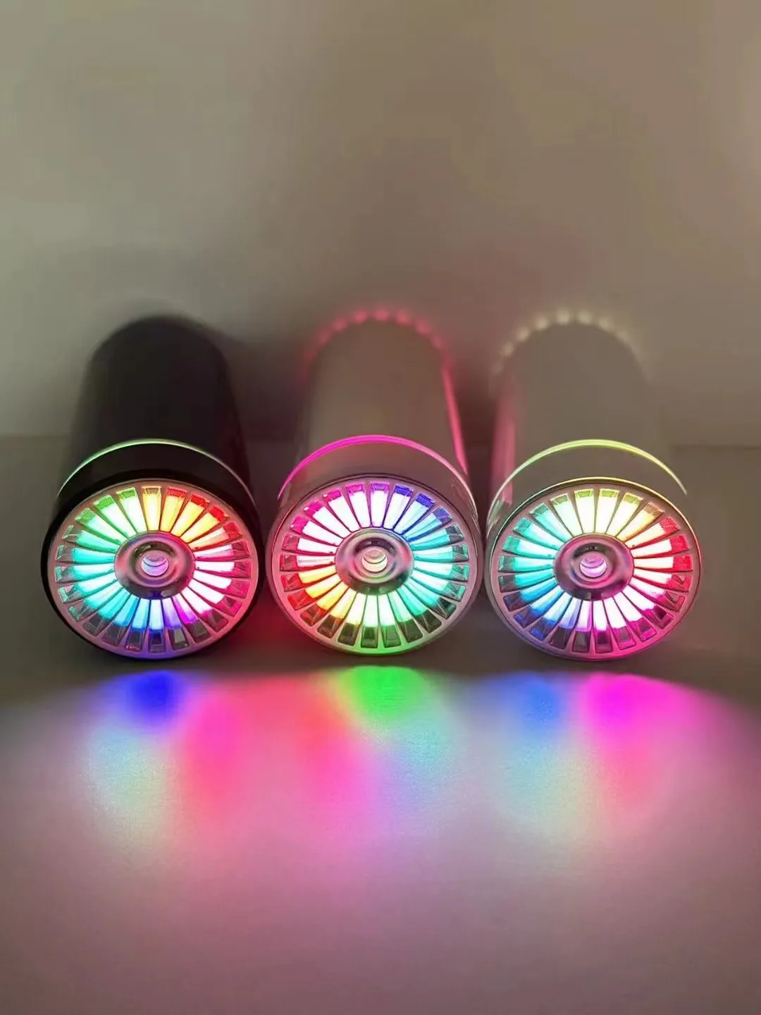 Wireless Car Air Humidifier Portable 300ML or USB Diffuser Mist Maker for Home Bedroom with RGB LED Colorful Lights thumbnail 2