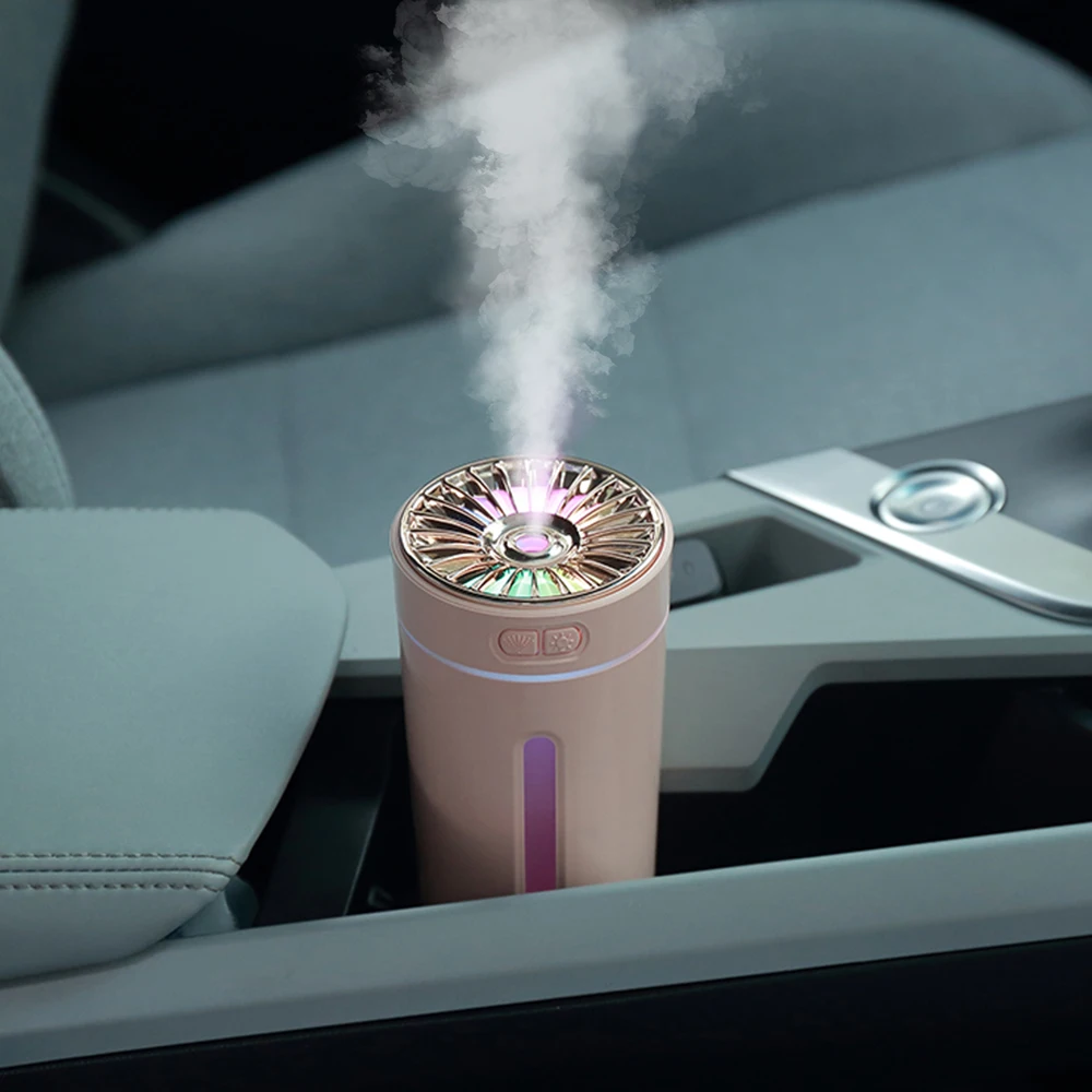 Wireless Car Air Humidifier Portable 300ML or USB Diffuser Mist Maker for Home Bedroom with RGB LED Colorful Lights thumbnail 3