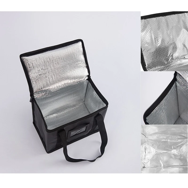 70L Insulated Thermal Cooler Bag Insulation To Keep Cold Large Capacity Portable Lunch Bag Zip Picnic Camping Tin Foil Food Bags thumbnail 6