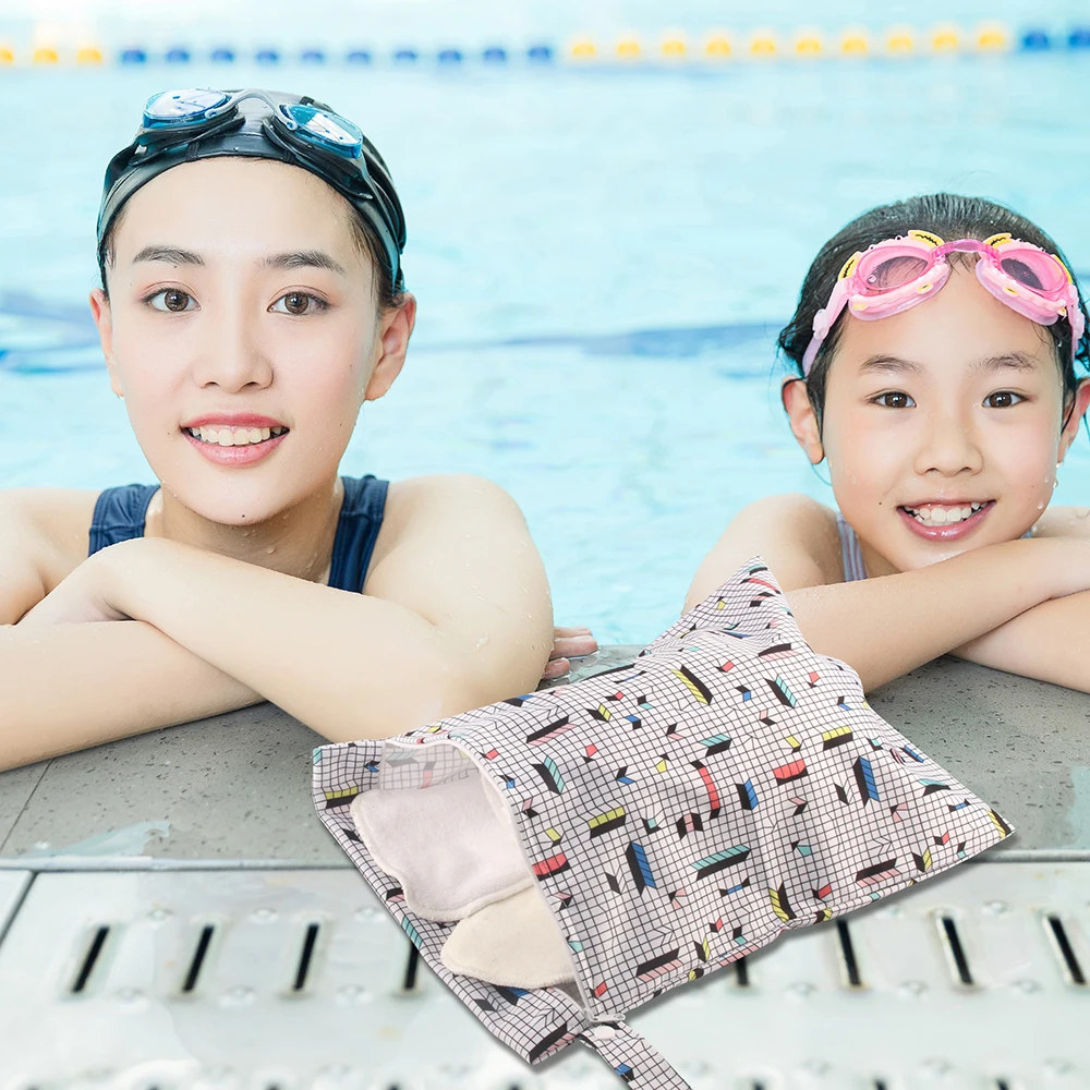 Wet Bag 30x40cm Washable Reusable Cloth Diaper Wet Nappy Bag Waterproof Diaper Bag for Swimming Travel Baby Items Storage Pouch thumbnail 6