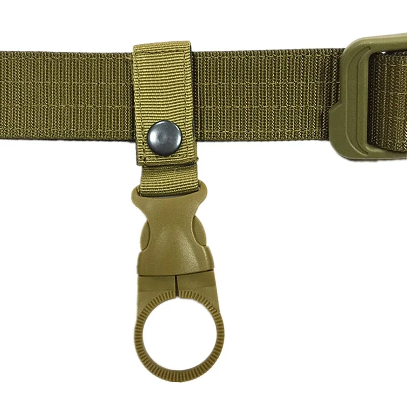 Webbing Buckle Hook Water Bottle Holder Clip Outdoor Nylon EDC Climb Carabiner Belt Backpack Hanger Camp Carabiner Belt Clip thumbnail 5