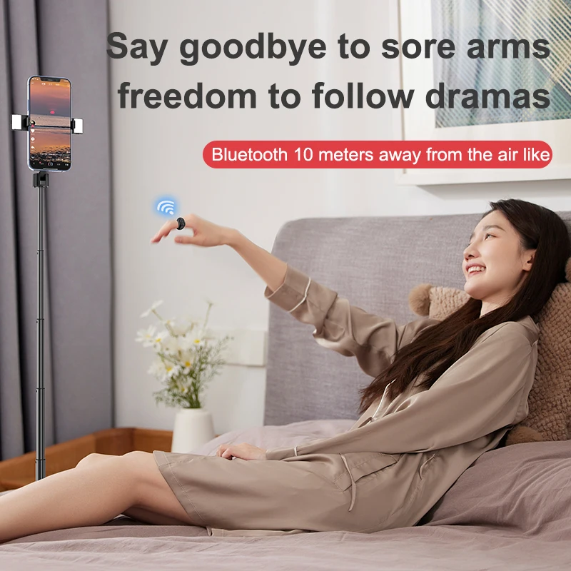 Wireless Bluetooth Mobile Selfie Lazy Artifac Tiktok Remote Control Ring Mobile Phone Bluetooth Controller t For Xiaomi Apple thumbnail 6