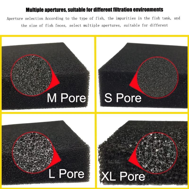 15/25/35/50PPI Bio Sponge Filter Media Pads Cut-to-fit Foam for Aquarium Fish Tanks Koi Ponds Filter Foam Sponges 1/2/3/4/5cm thumbnail 3