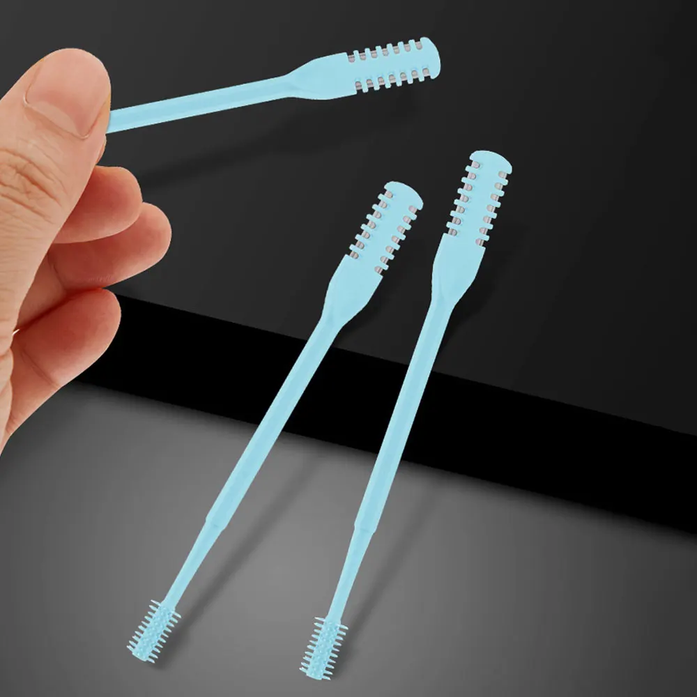 Portable Manual Nose Hair Trimmer Washable for Men and Women with Storage Box Waterproof Double Head Nose Hair Removal thumbnail 6