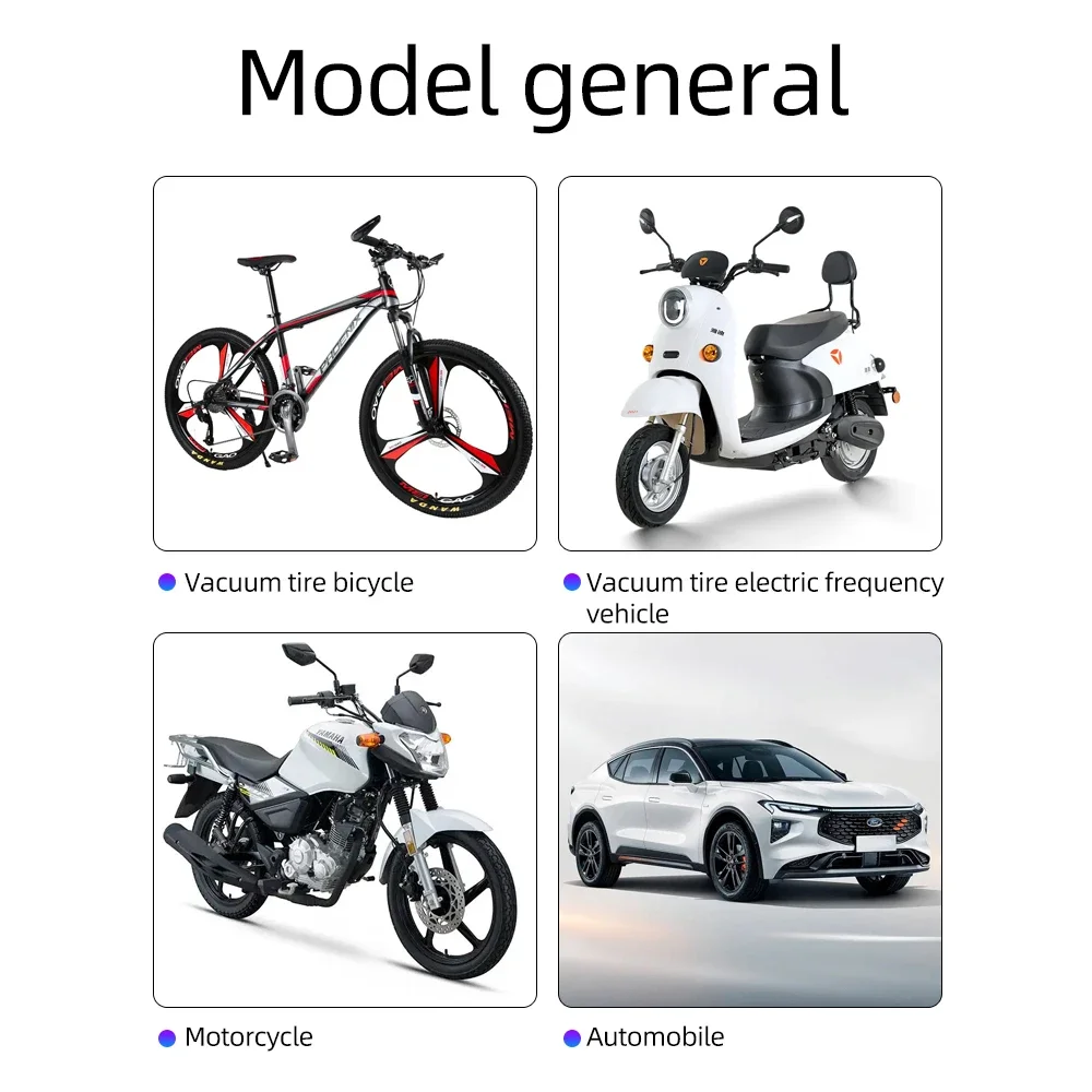 4pcs Motorcycle Valve Core Electric Scooter Accessories Car Tire Fiber Hat  Light Luminous Scooters Cycling Sports thumbnail 6