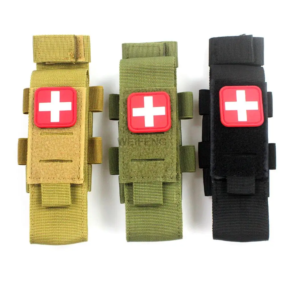 Tactical Molle Tourniquet Holder Pouch Medical Scissor Pouch Medical EDC Waist Pack First Aid Kit Outdoor Flashlight Storage Bag thumbnail 2