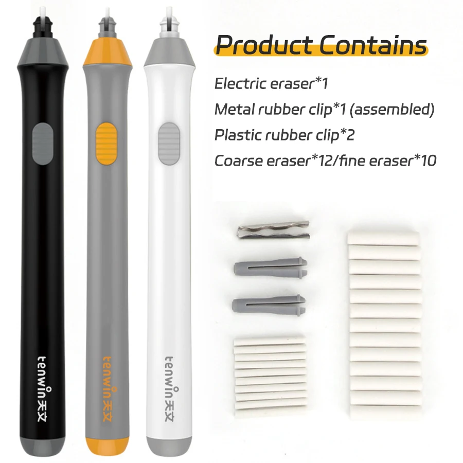 Electric Eraser Art Eraser With Refill Sketch Pencil Multi-function Writing Correction School Stationery Office Supplies thumbnail 2