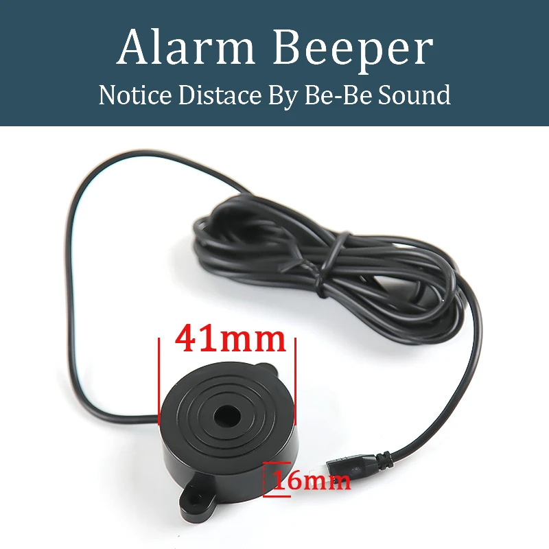 SINOVCLE 4 Sensors Buzzer 22mm Car Parking Sensor Kit Reverse Backup Radar Sound Alert Indicator Probe System 12V  Free Shipping thumbnail 2