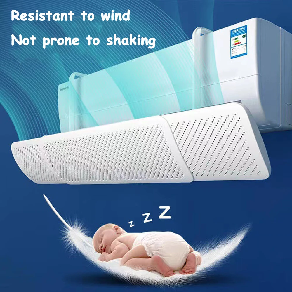 Air Conditioning Windshield Anti-Direct Blowing Universal Windproof Wall-Mounted Air Outlet Baffle Confinement Cold Air Guide thumbnail 2