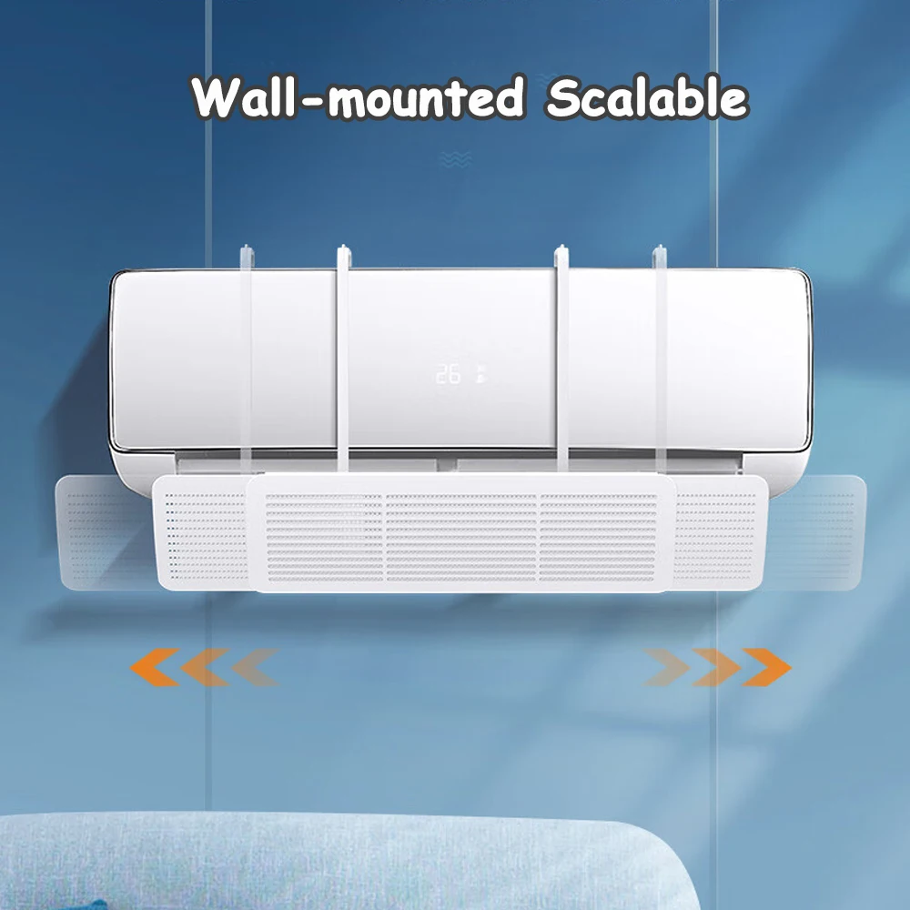 Air Conditioning Windshield Anti-Direct Blowing Universal Windproof Wall-Mounted Air Outlet Baffle Confinement Cold Air Guide thumbnail 3